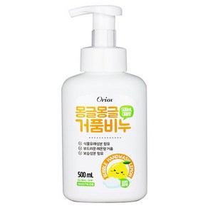 오릭스 몽글몽글 거품비누 핸드워시 500ml, 3개