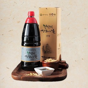 조선간장 1.5리터 /전라도 강진/전통 옛날 시골/국간장 맛간장/항아리에 3년 숙성, 1.5L, 1개