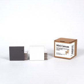 sta staed 미니 마그네틱 캔버스 (Mini Magnetic Canvas) 슈퍼 밸류팩, 화이트 6.35cm X 6.35cm 20개, 1개