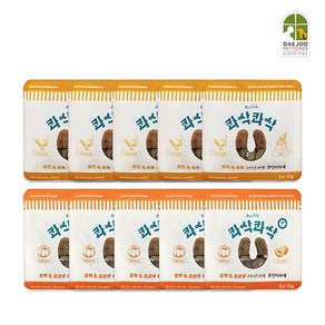 체험팩 독 콰삭콰삭 치킨&오트 5팩 + 호박&코코넛 5팩 12g (10팩), 없음