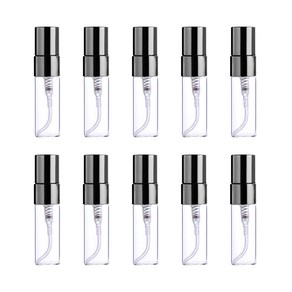 27리빙 간편한 충전 휴대용 향수 공병 5ml, 투명 블랙, 10개