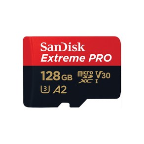 SanDisk Extreme Pro 마이크로SD카드 200MB/s 128GB + SD어댑터