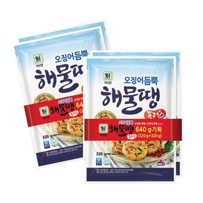 CJ제일제당 대림 오징어듬뿍 해물땡 플러스 320g x2 3개, 640g