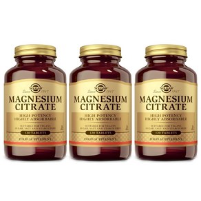 솔가 마그네슘 구연산마그네슘 Magnesium, 3개, 120정