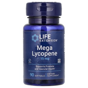 Life Extension 메가 리코페네 15mg 소프트젤, 1개, 90정