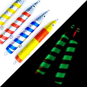 나라샵 비블랙 봉메탈 봉대구메탈 400g/450g/500g 야광 지깅 방어 부시리 홀로그램