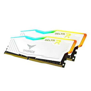 TeamGoup T-Foce DDR4-3600 CL18 Delta RGB 화이트 패키지 32GB(16Gx2), TeamGoup T-Foce DDR4-3600 CL18 Delta RGB 화이트 패키지 (32GB(16Gx2)), 2개