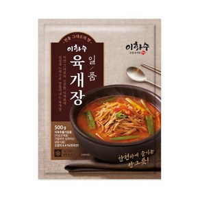 이화수 일품 고기많은 대파 육개장 파개장 푸짐한 건더기 500g 10팩, 10개