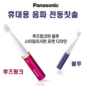 파나소닉 휴대용 음파 미세모 전동 칫솔 EW-DS1C, 블루