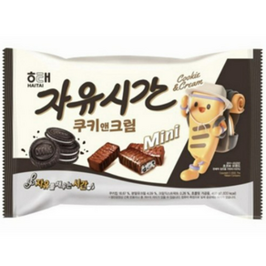 해태 자유시간 미니 쿠키앤크림, 400g, 2개