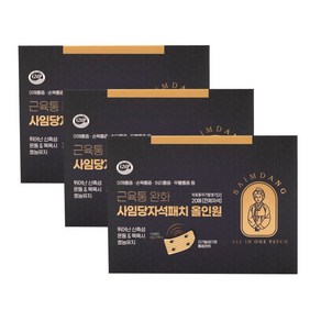 사임당 올인원 자석파스 (전체자석 20매) 동전 패치 통증완화 의료기기 인증제품 어깨 허리 무릎, 3개