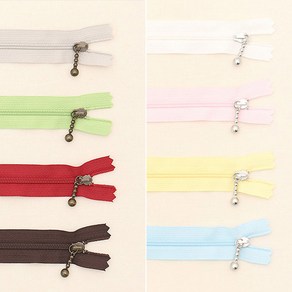 소잉데일리]YKK 코일 지퍼 30cm 10종 다양한 색상, 1개, 브라운 11003 _YKK지퍼