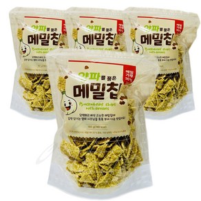 GloRyHy싱싱 양파를 품은 메밀칩 160g x4봉 대용량 버큇칩, 4개