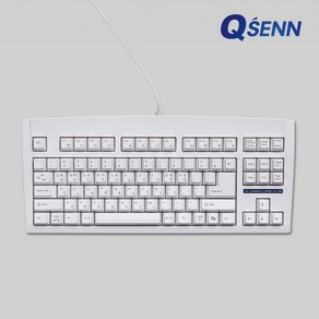 QSENN DT35 89 TKL 코파일럿 멤브레인 키보드, 제조사축, 화이트