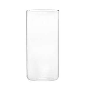 마카 내열유리 컵 C08 400ml, 1 COLOR(투명), 4개