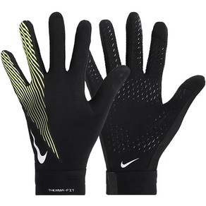 나이키 ACADEMY THERMA-FIT FOOTBALL GLOVES 헬스 운동 러닝 자전거 사이클 축구 글러브 장갑, M, 1개