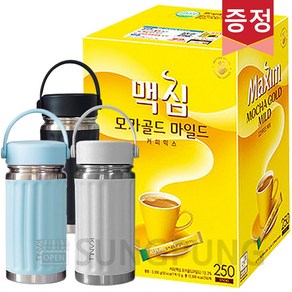 맥심모카골드 커피믹스 250T + 라인텀블러, 12g, 1개