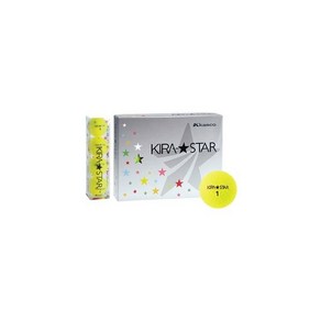 골프공 골프 볼 KIRA STAR 2N YE 12P 카스코 1다스 1 들이 옐로우 Kasco 킬라스터 321357, 1개