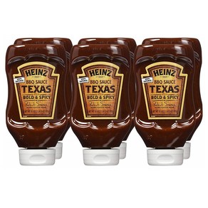 Heinz 하인즈 텍사스 볼드 스파이시 바베큐 소스 19.5oz(552g) x 6팩