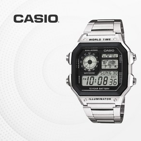 카시오 CASIO 남여 메탈 빈티지 전자 손목시계 AE-1200WHD-1A