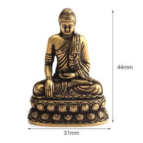 불교용품 불교굿즈 반가사유상 부처님 석가모니 미니 불상 가네쉬 빈티지 황동 앉아 입상 작은