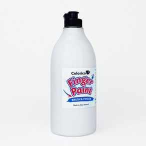 칼라리코 핑거페인트 1000ml 낱색 (18가지 색상 선택), 흰색