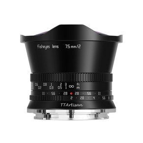 티티아티산 니콘 Z 마운트 APS-C 어안렌즈 7.5mm F2 블랙