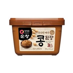 청정원 구수한 메주 콩된장, 4개, 450g