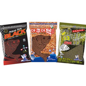 경원 아쿠아 삼합 어분 3종세트 아쿠아텍2+아쿠아블랙+아쿠아김밥