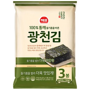 사조해표 광천김 전장김, 20g, 24개