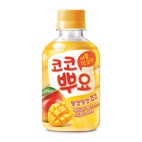 팔도 코코뿌요 복숭아맛 280mlx24펫x2박스, 280ml, 48개