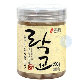 푸드올마켓_ 주비푸드 오이시 락교 200g-Pet /냉장, 1개, 200g