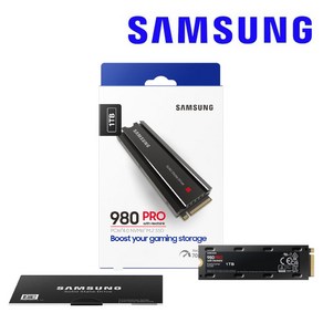 삼성전자 정품 980 Po with Heatsink PCIe 4.0 NVMe M.2 SSD 1TB MZ-V8P1T0CW 소니 PS5 플스5