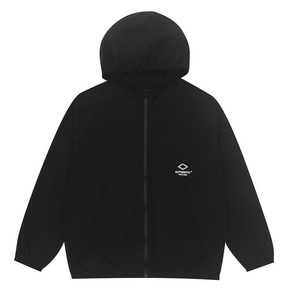 에꼴리에 [동아쇼핑] NC 블랙 액티브 점퍼 바람막이 여름 간절기 점퍼 10대룩 주니어 와펜 후드 점퍼 23B0133 BK