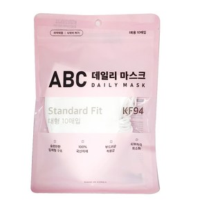 ABC 데일리 KF94 황사마스크 새부리형 5가지 색상