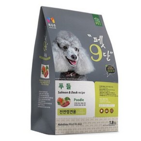 목우촌펫 펫9단 전연령견용 푸들 기능성 사료, 1.8kg, 1개