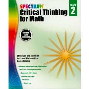 Spectrum Critical Thinking for Math Grade 2