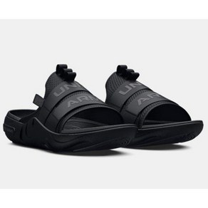 [언더아머_스포츠] 쿠션 슬리퍼 남녀공용 Black SD3025051-002