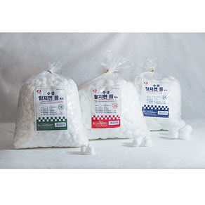 수성 탈지면 볼 (슬라이스볼) 450g 1호 3호 5호 소독솜 뭉친솜 코튼볼