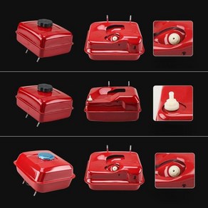 경운기 엔진 탱크 가솔린 펌프 오일 관리기 로타리 농기계 기름통 워터 기름 이앙기 연료통, 02.168-170F (빨간색), 1개