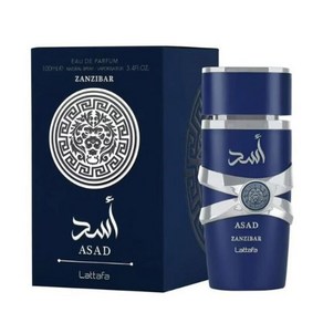 [Lattafa] Men's Asad Zanziba EDP 3.4 oz Fagances, 1개