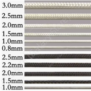 끈 줄 교체 버티컬 나일론 바인딩 코어 데크 커튼 손잡이 로프 호환 부품 대체, C.2mm화이트10미터, 1개