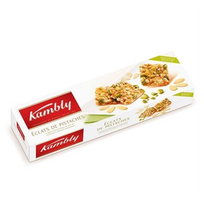 Kambly 캄블리 독일 에끌라 de Pistaches 아몬드 패스트리 80g 4팩, 4개