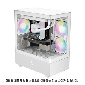 배그 롤 옵치 피파 디아4 등 게이밍 컴퓨터 가성비 화이트 감성, 옵션2, WIN11 Home, 500GB, 32GB