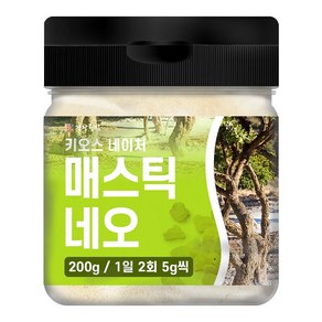 건강중심 키오스 매스틱 네오 분말 가루 200g 메스틱 검