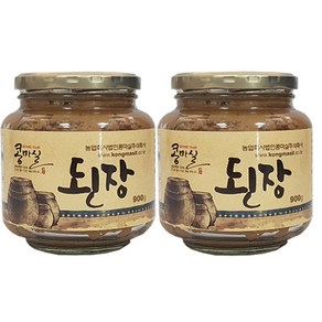 콩마실 재래식 집 된장 조선된장, 2개, 900g