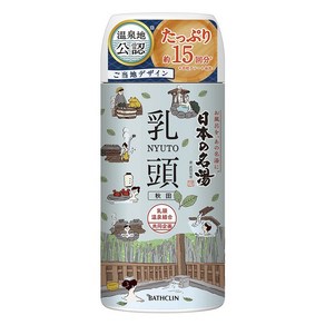 온천 약용 입욕제 일본의 명탕 유두 450g 일본, 1개