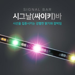 베스라이트 LED 국내산 시그날바 싸이키바 방수 시선집중, 풀칼라 12V, 1개