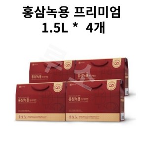 종근당건강 홍삼녹용 프리미엄, 1.5L, 4개