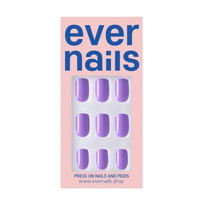 eve nails 에버네일 말랑 인조손톱 네일팁 24tips 컬러 붙이는 손톱 국내제작, 1개, 46.쟈스민 퍼플